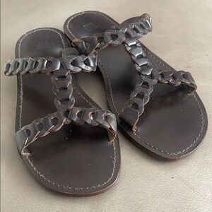 GAP Brown Leather Sandals